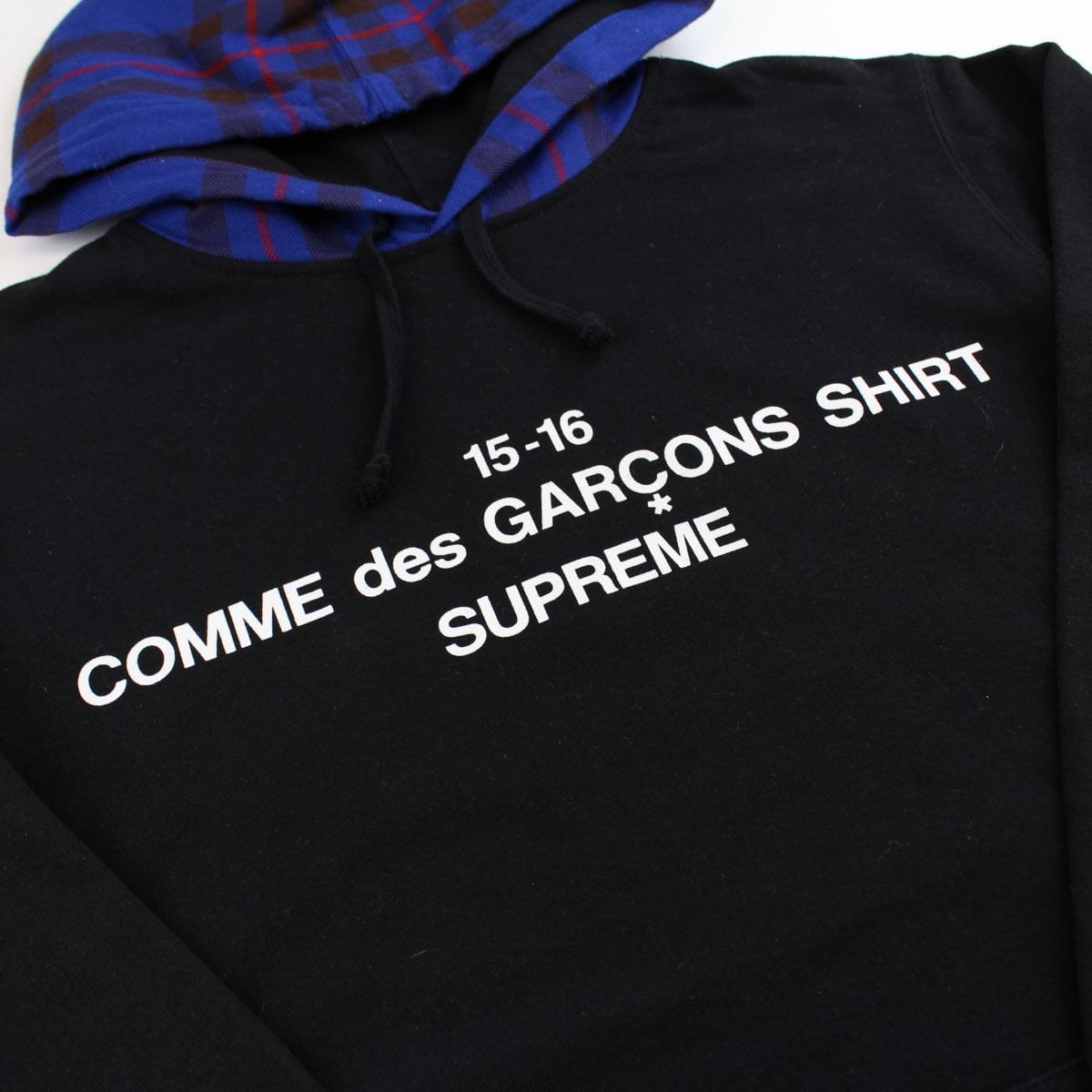 Supreme cdg hoodie black on sale