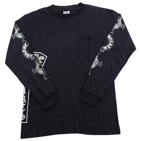 Chrome Hearts Cross Arms Logo LS Black