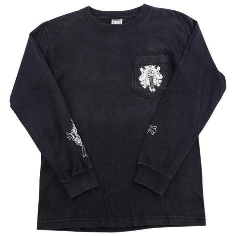 chrome hearts dagger pocket ls black