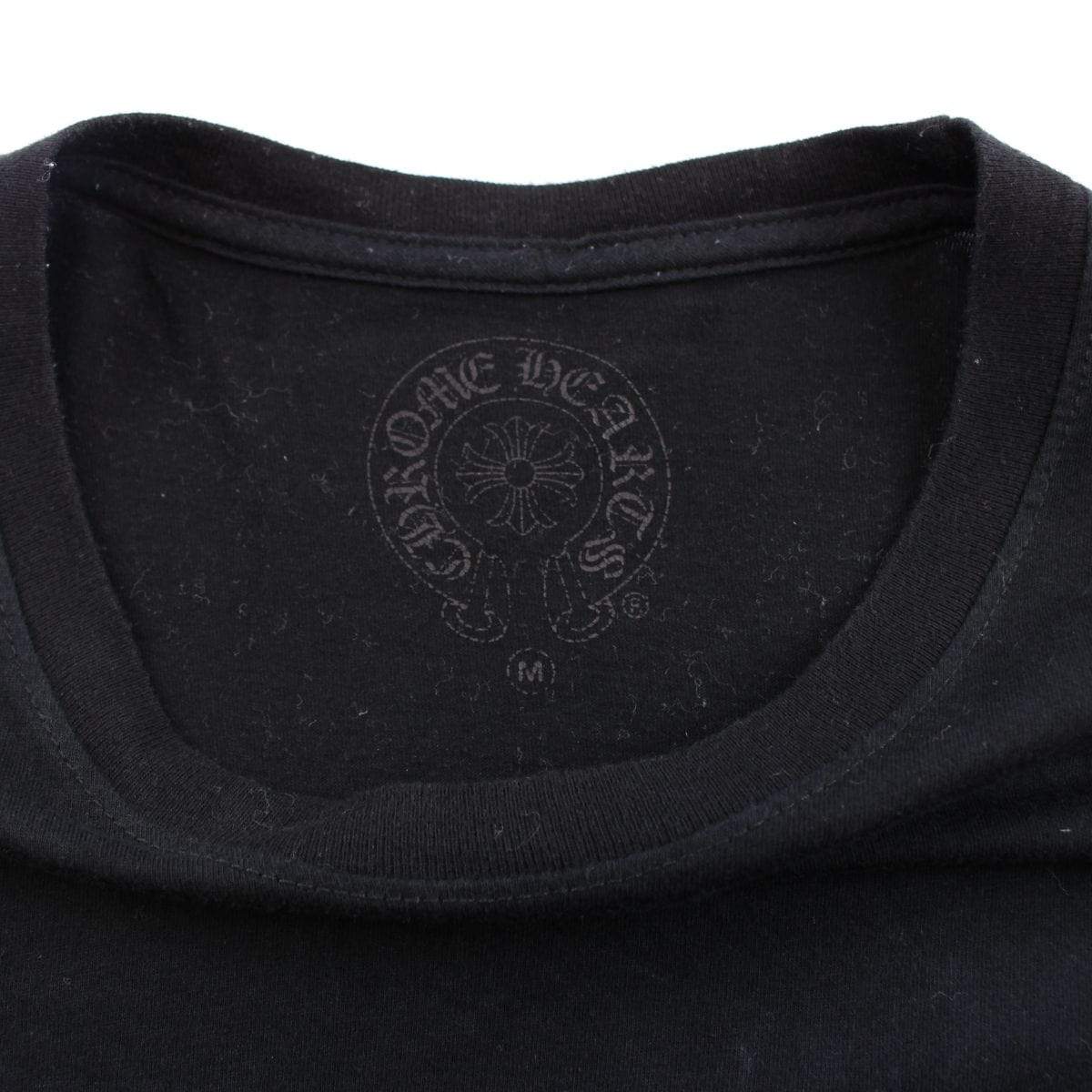 chrome hearts flame sleeves ls black - SaruGeneral