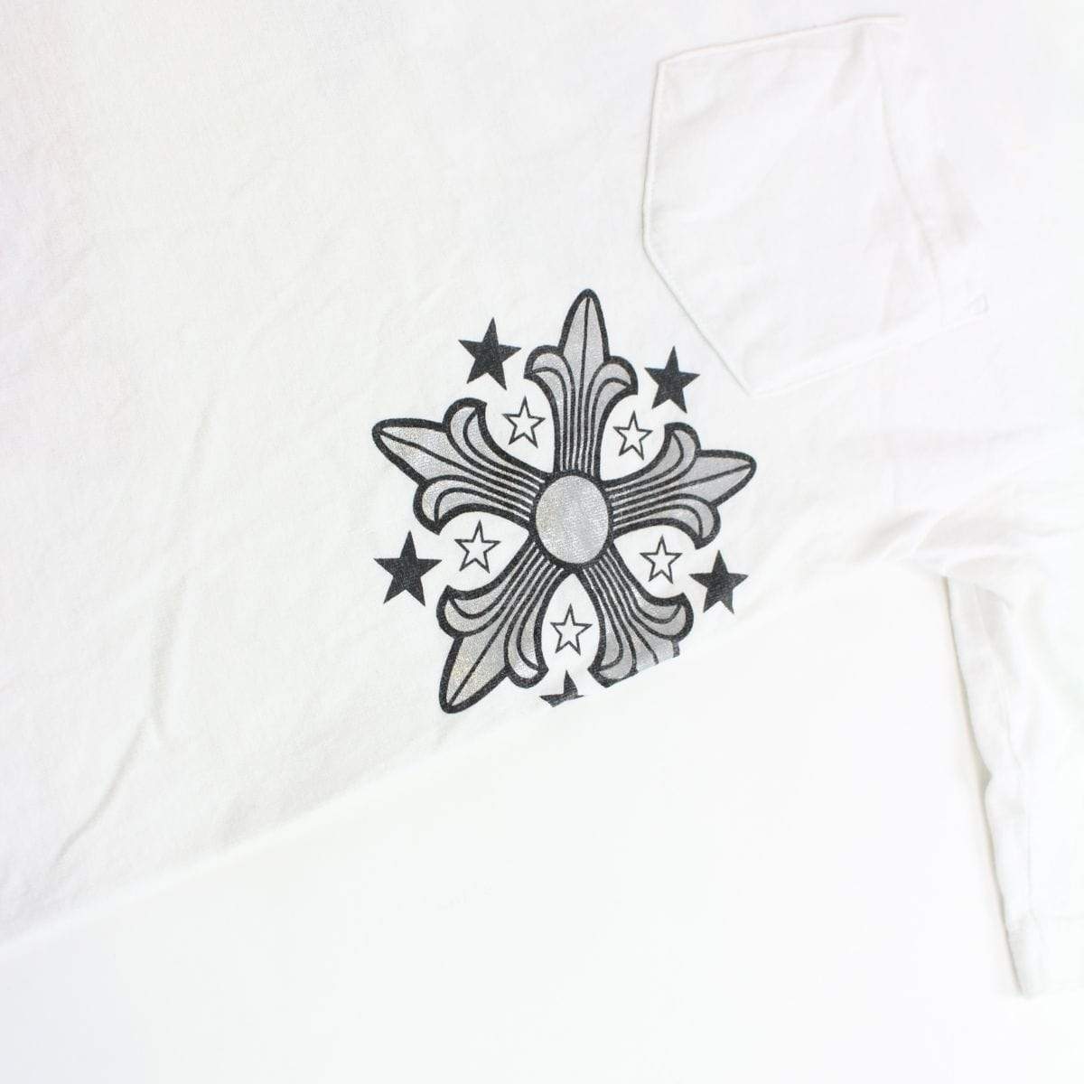 chrome hearts side star tee white - SaruGeneral