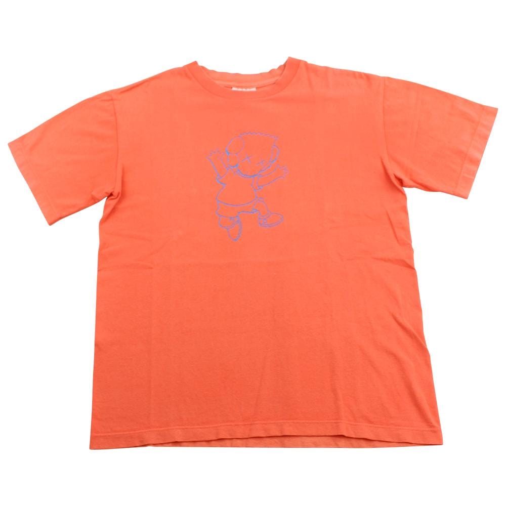 Vintage Kaws Bart Simpson Tee Orange - SARUUK