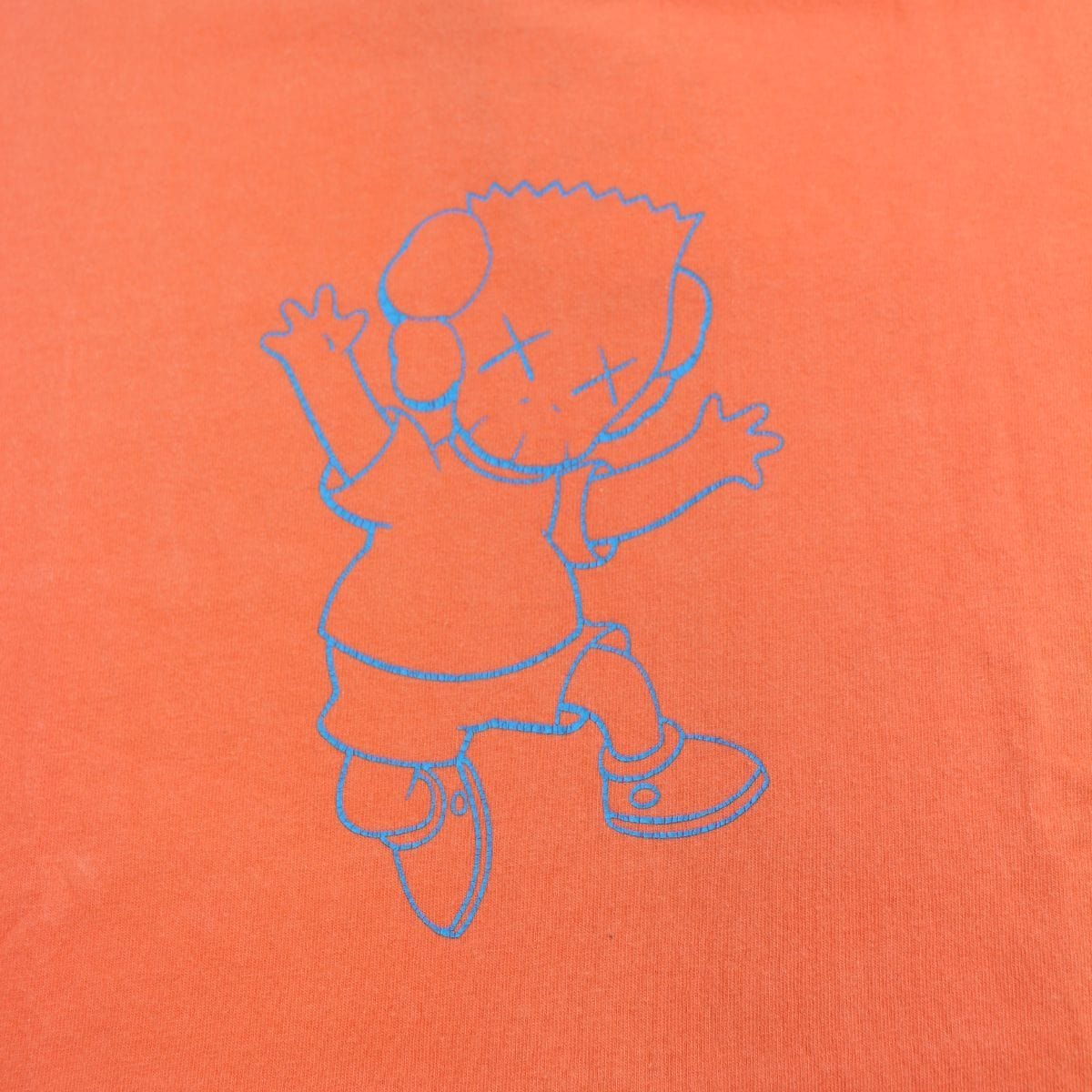 Vintage Kaws Bart Simpson Tee Orange - SARUUK