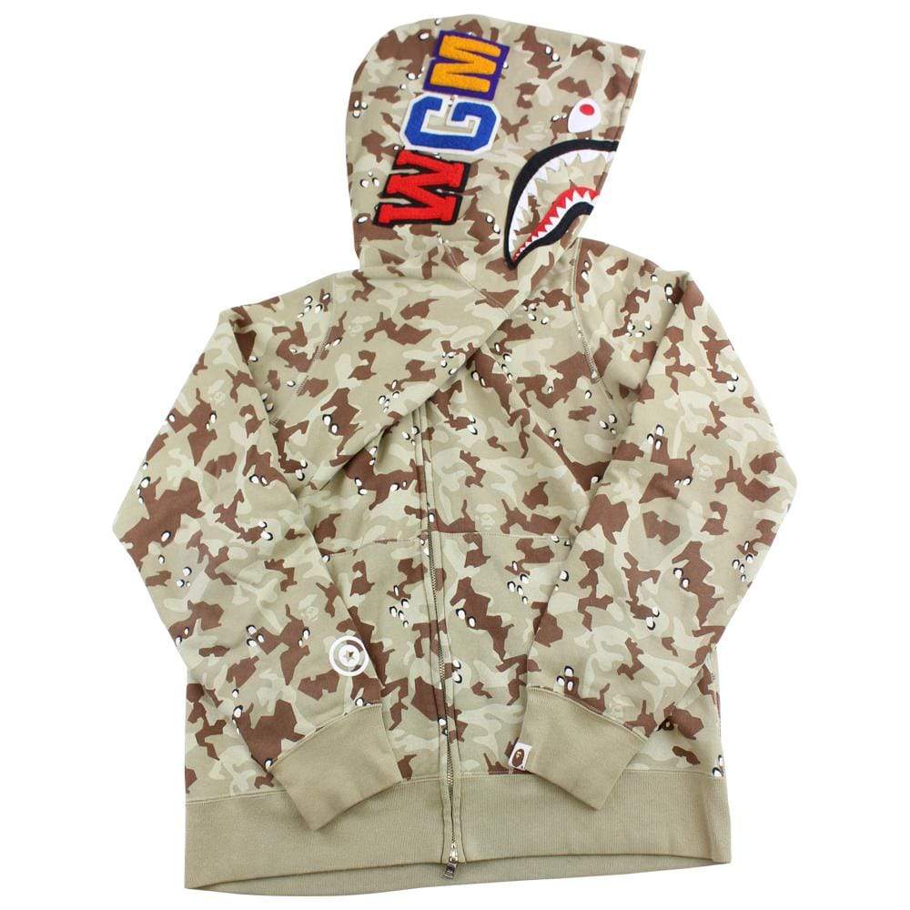 Bape Desert Camo Shark Hoodie - SaruGeneral