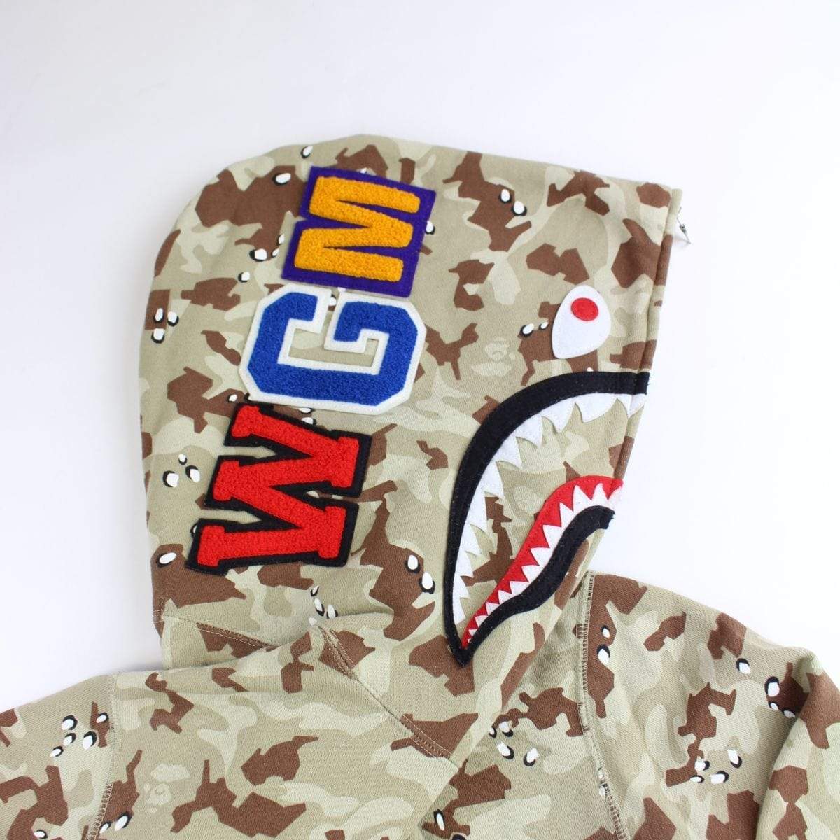 Bape Desert Camo Shark Hoodie - SaruGeneral