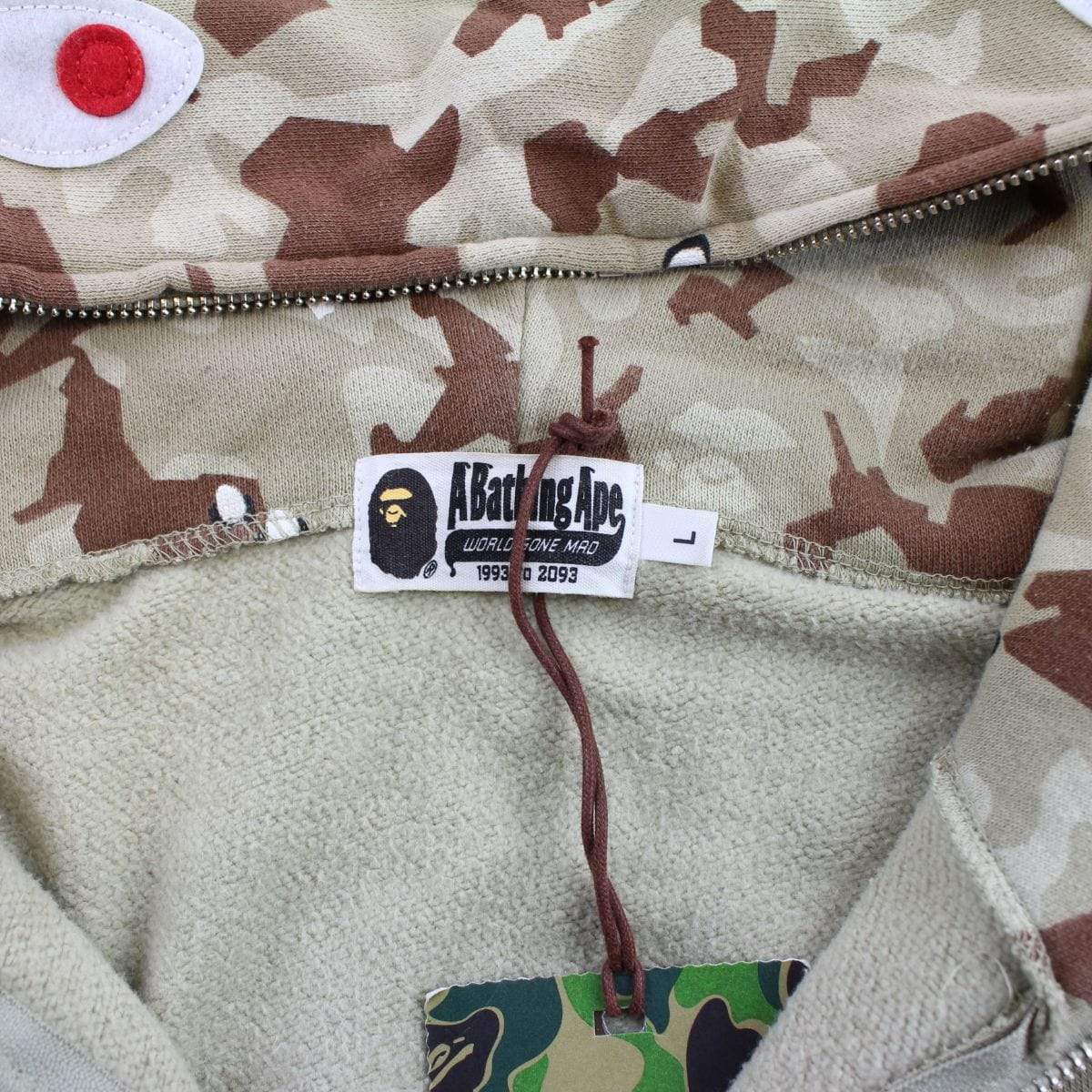 Bape Desert Camo Shark Hoodie - SaruGeneral