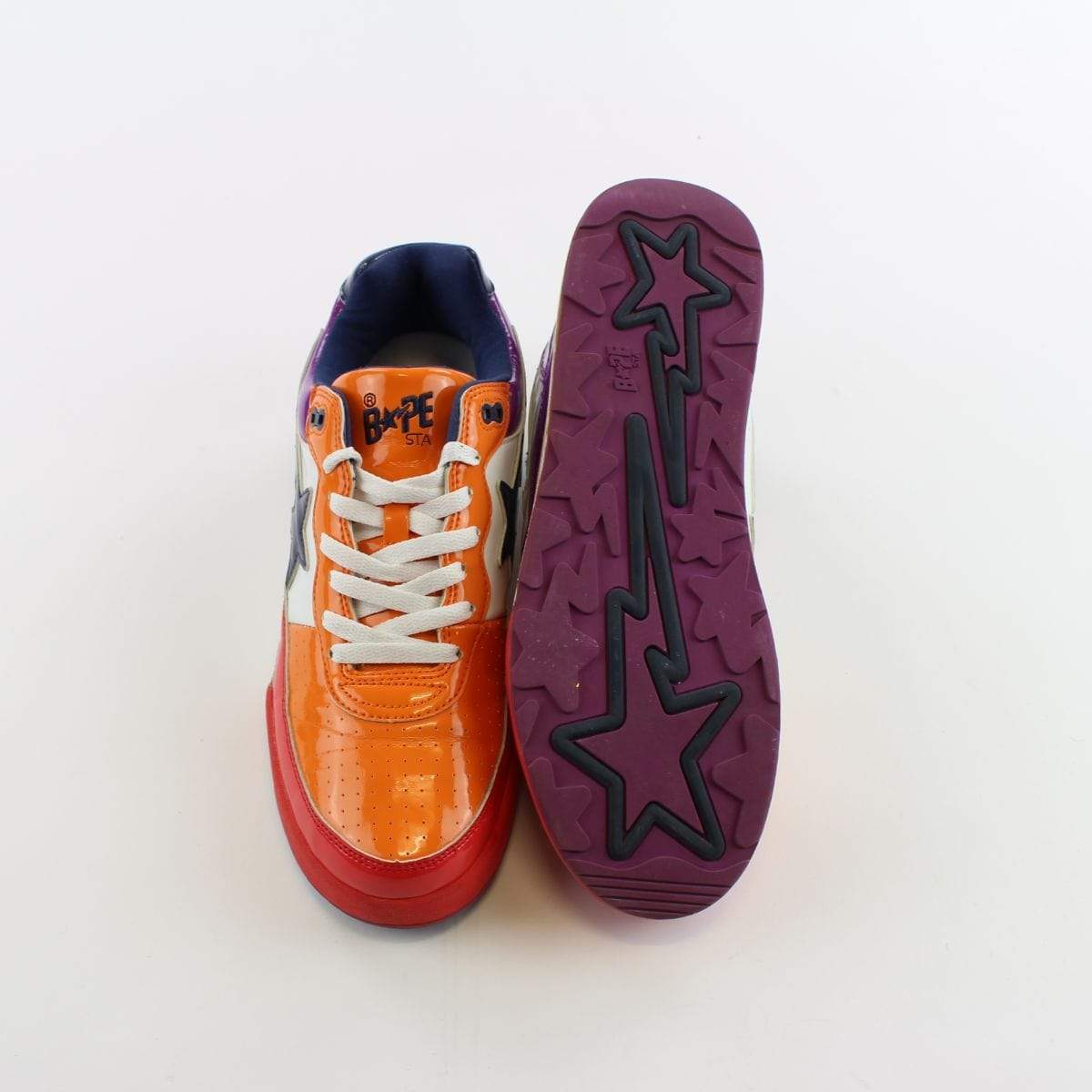Bape Roadsta Purple Orange Red White - SaruGeneral