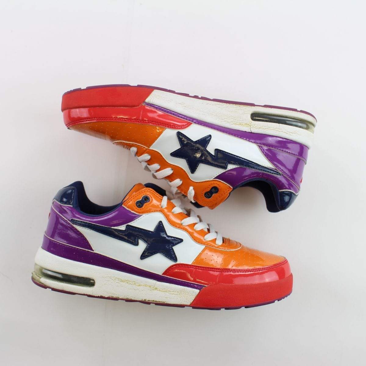Bape Roadsta Purple Orange Red White - SaruGeneral