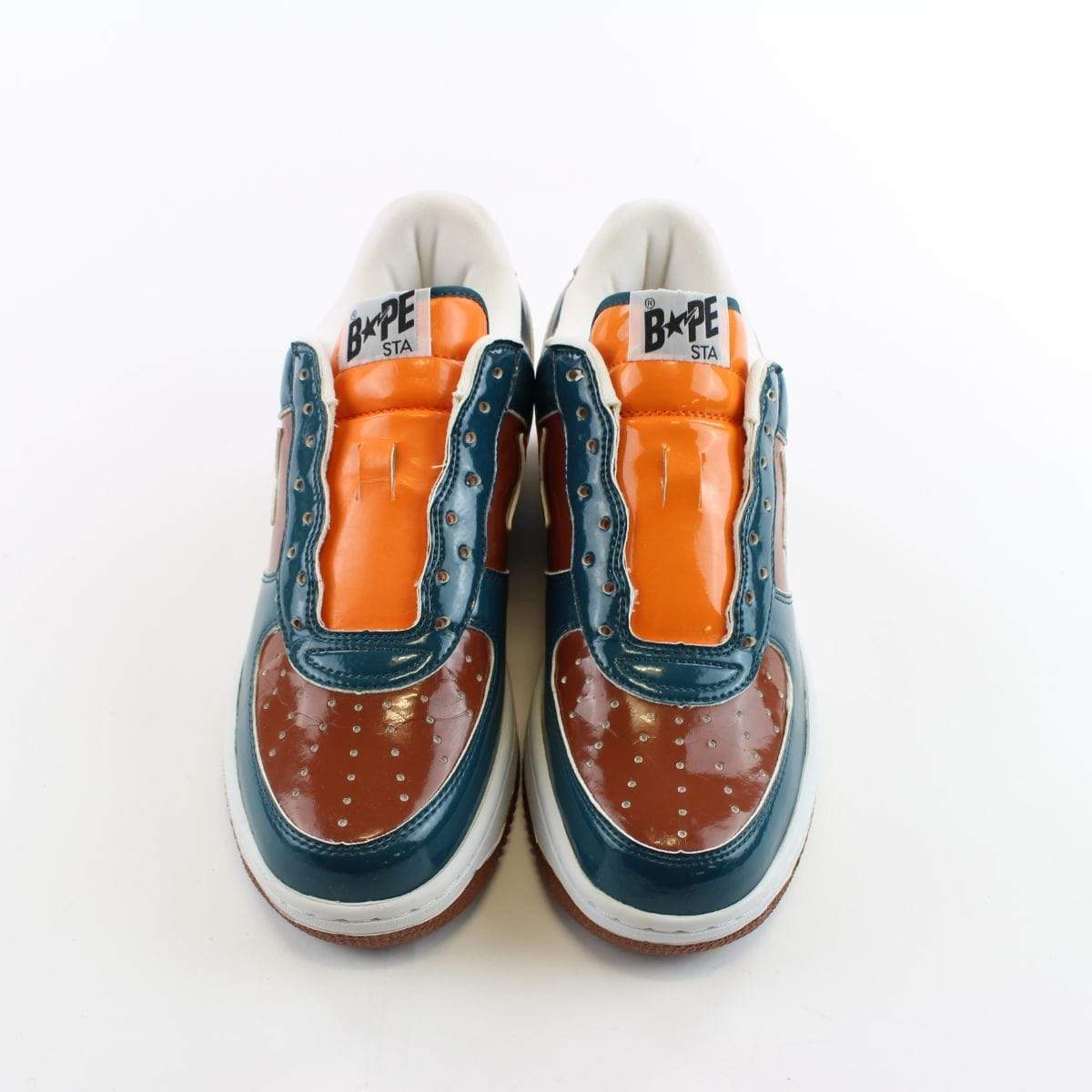 Bapesta Milo Orange Brown Blue - SaruGeneral