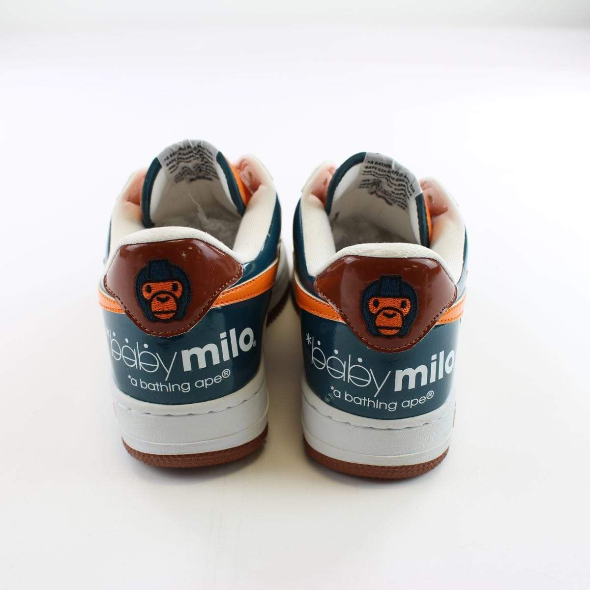 Bapesta Milo Orange Brown Blue - SaruGeneral