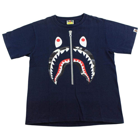 bape city camo shark tee