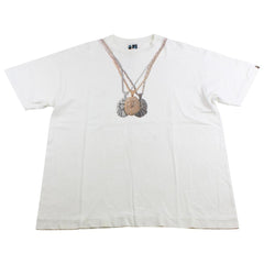 Bape Nigo Ape Chains Tee White