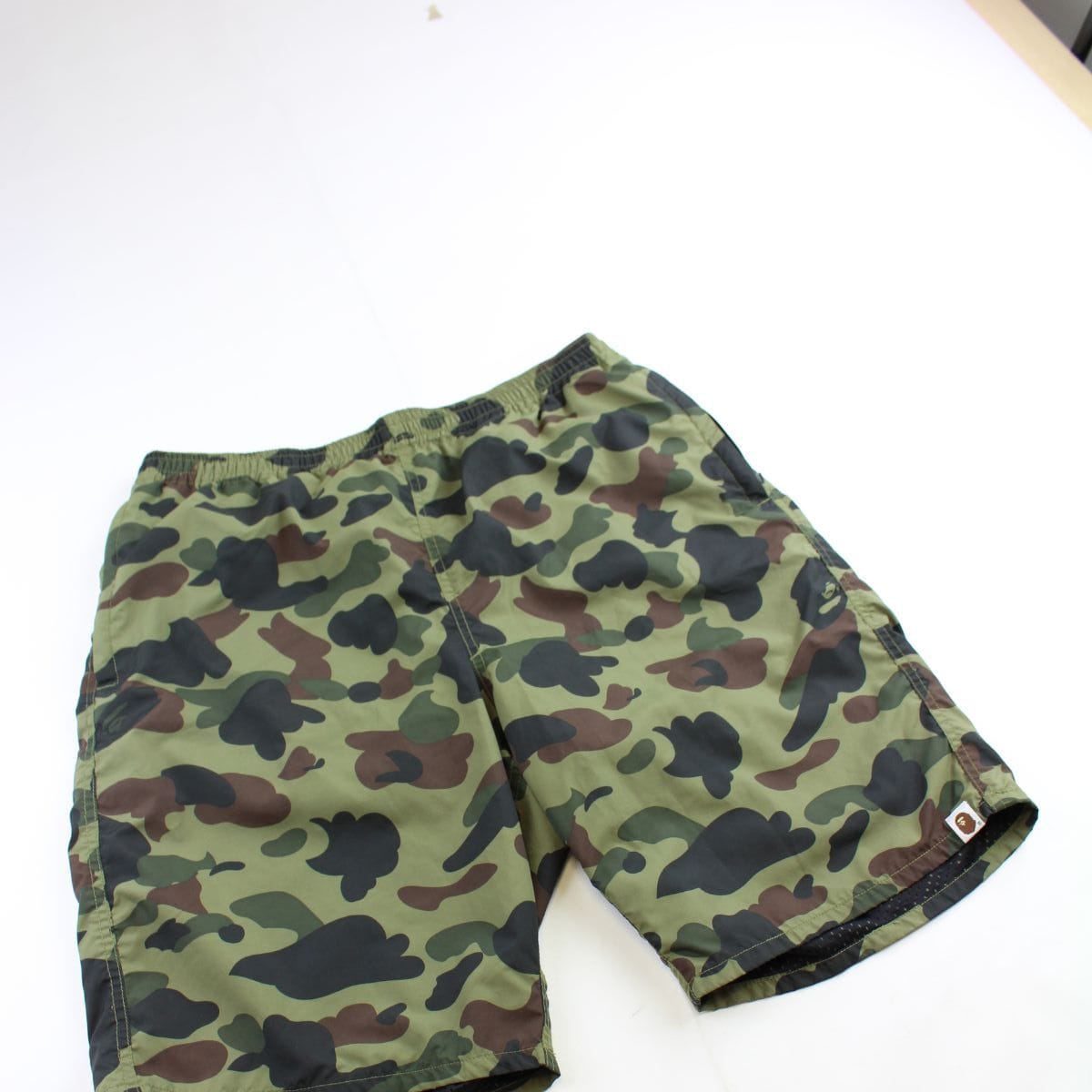 Bape 1st Green Camo Shorts - SARUUK