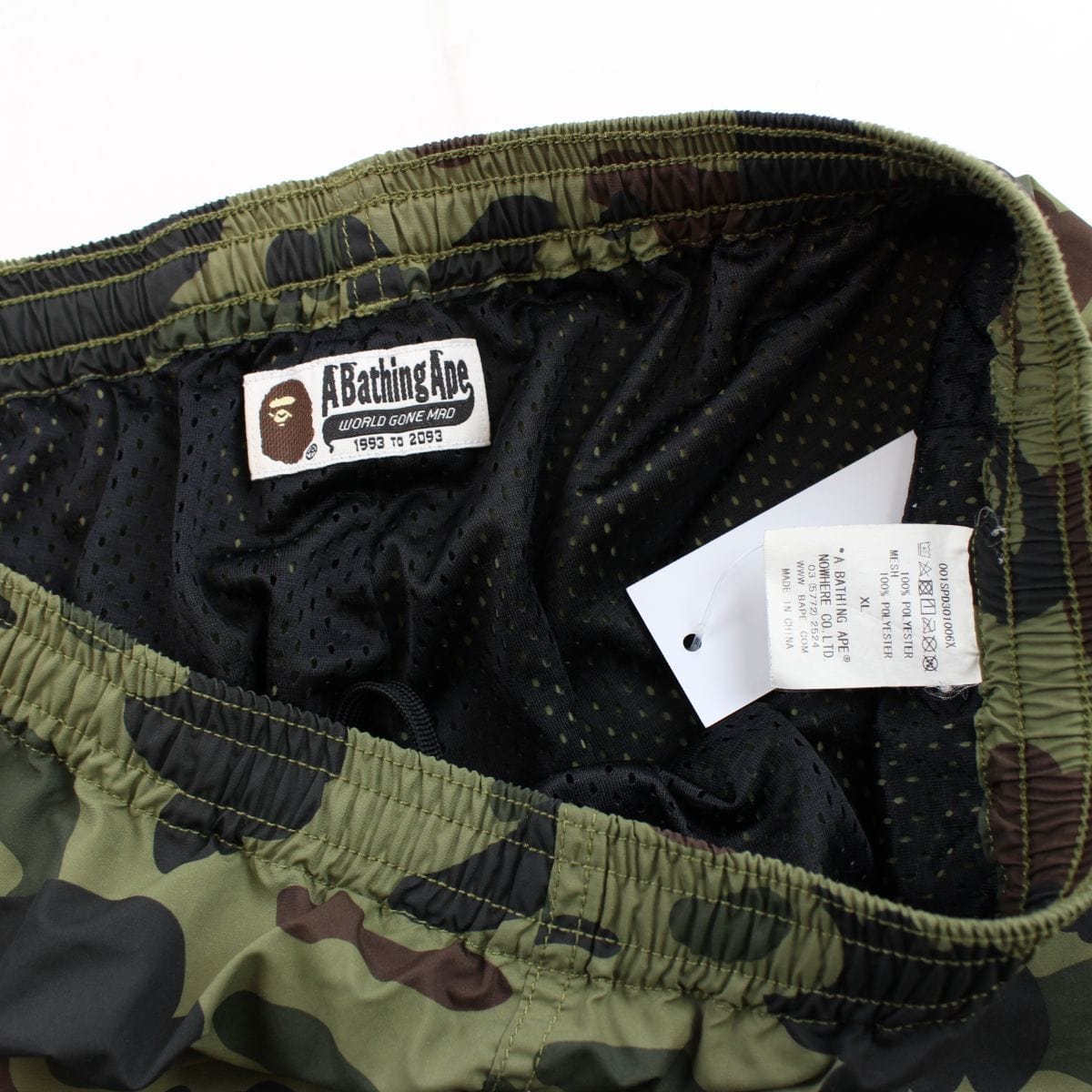 Bape 1st Green Camo Shorts - SARUUK