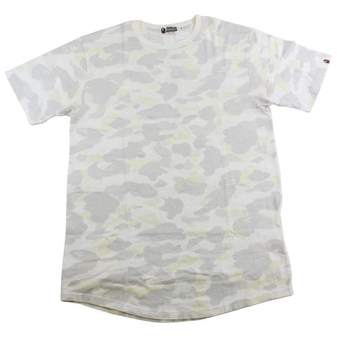 bape white city camo tee