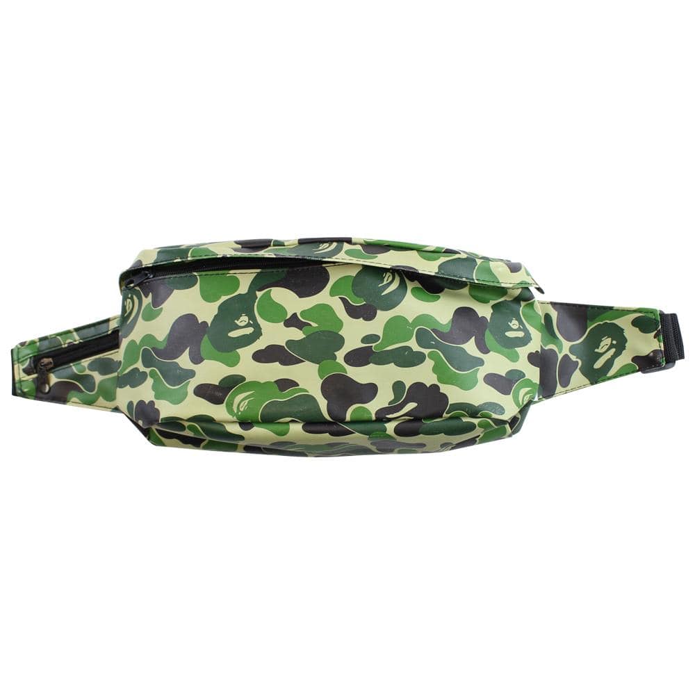 Bape ABC Green Camo Hip Bag - SARUUK