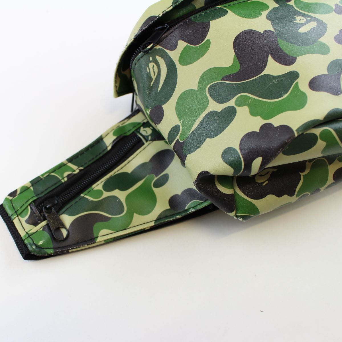 Bape ABC Green Camo Hip Bag - SARUUK