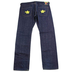 jean jaune bape bapestas