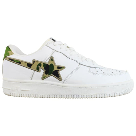 Bapesta 1st Green Camo & White