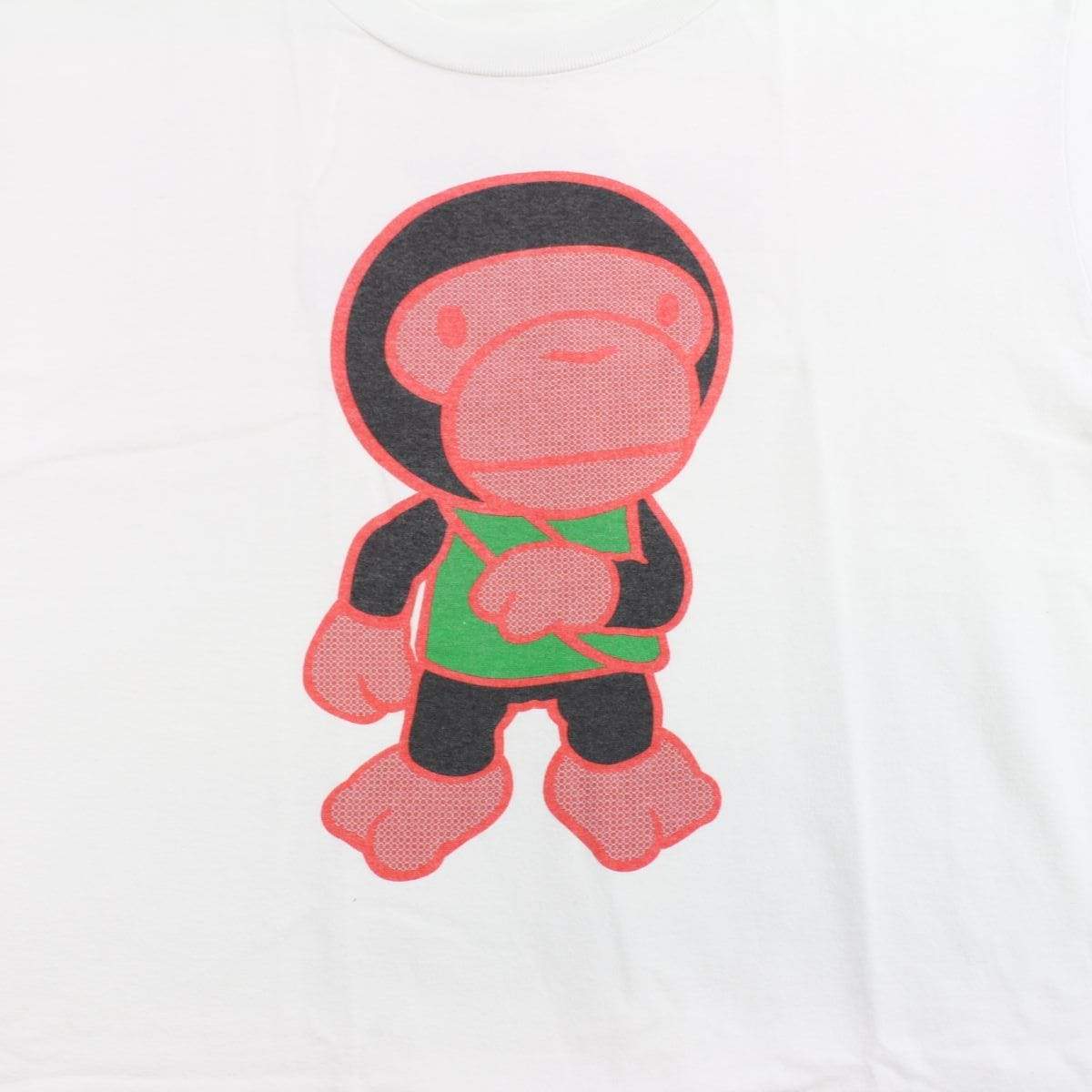 bape milo toy soldier figure tee white - SaruGeneral