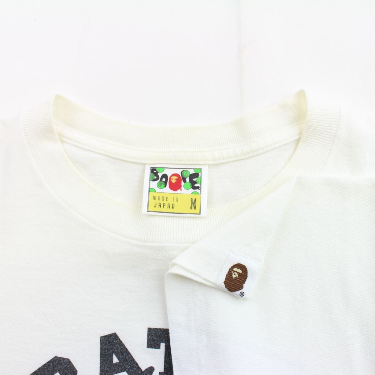 Bape Baby Milo Beetle Head Tee White - SARUUK