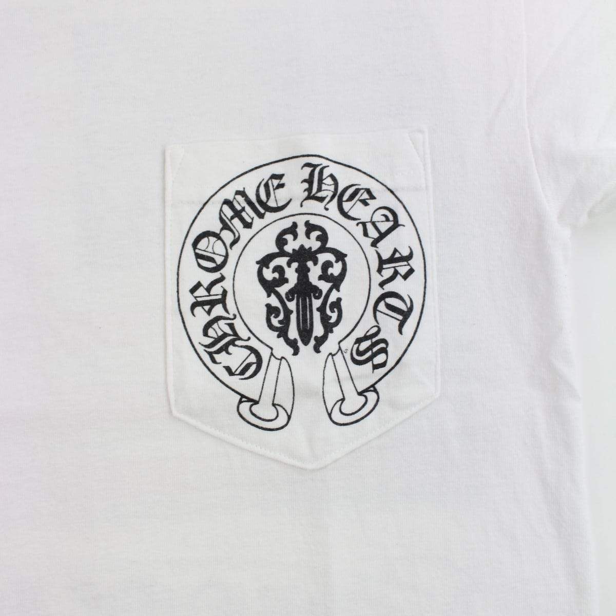 chrome hearts usa logo tee white – SARUGENERAL