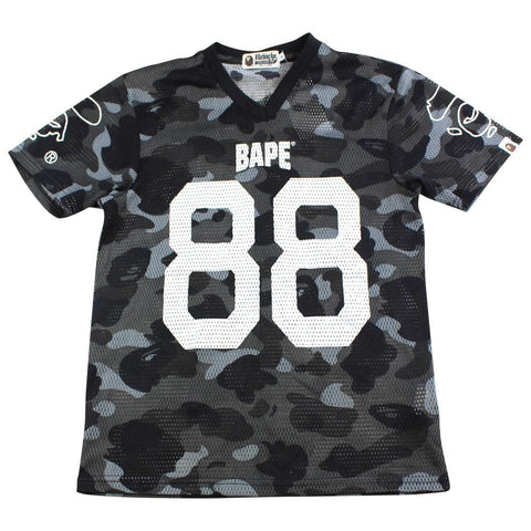 Bape Black Camo Football Jersey