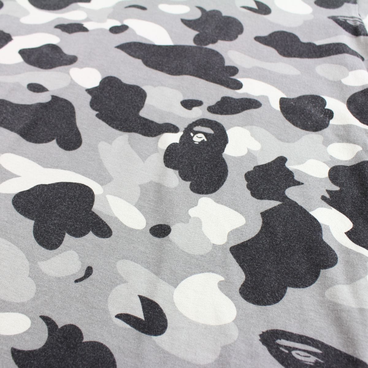 Bape Grey Camo Reversible Tee - SARUUK