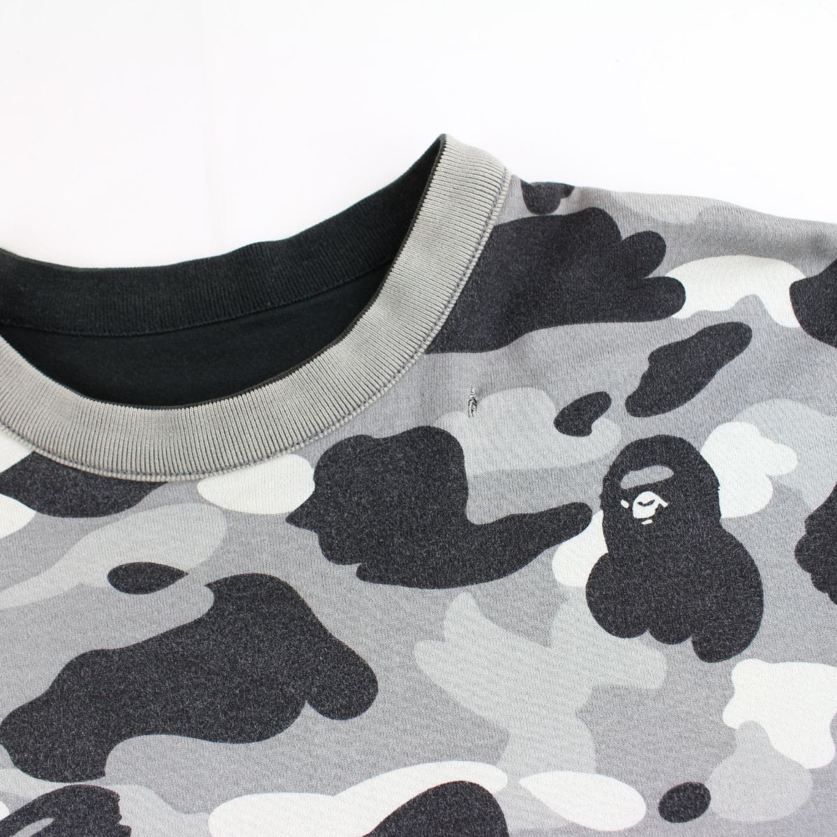 Bape Grey Camo Reversible Tee - SARUUK