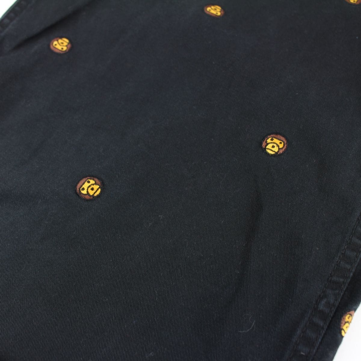 Bape Baby Milo All Over Pants Navy - SARUUK