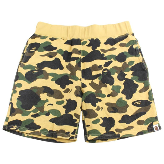 Bape 1st Yellow Camo Shorts - SARUUK