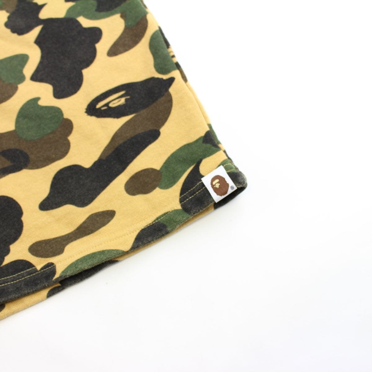 Bape 1st Yellow Camo Shorts - SARUUK