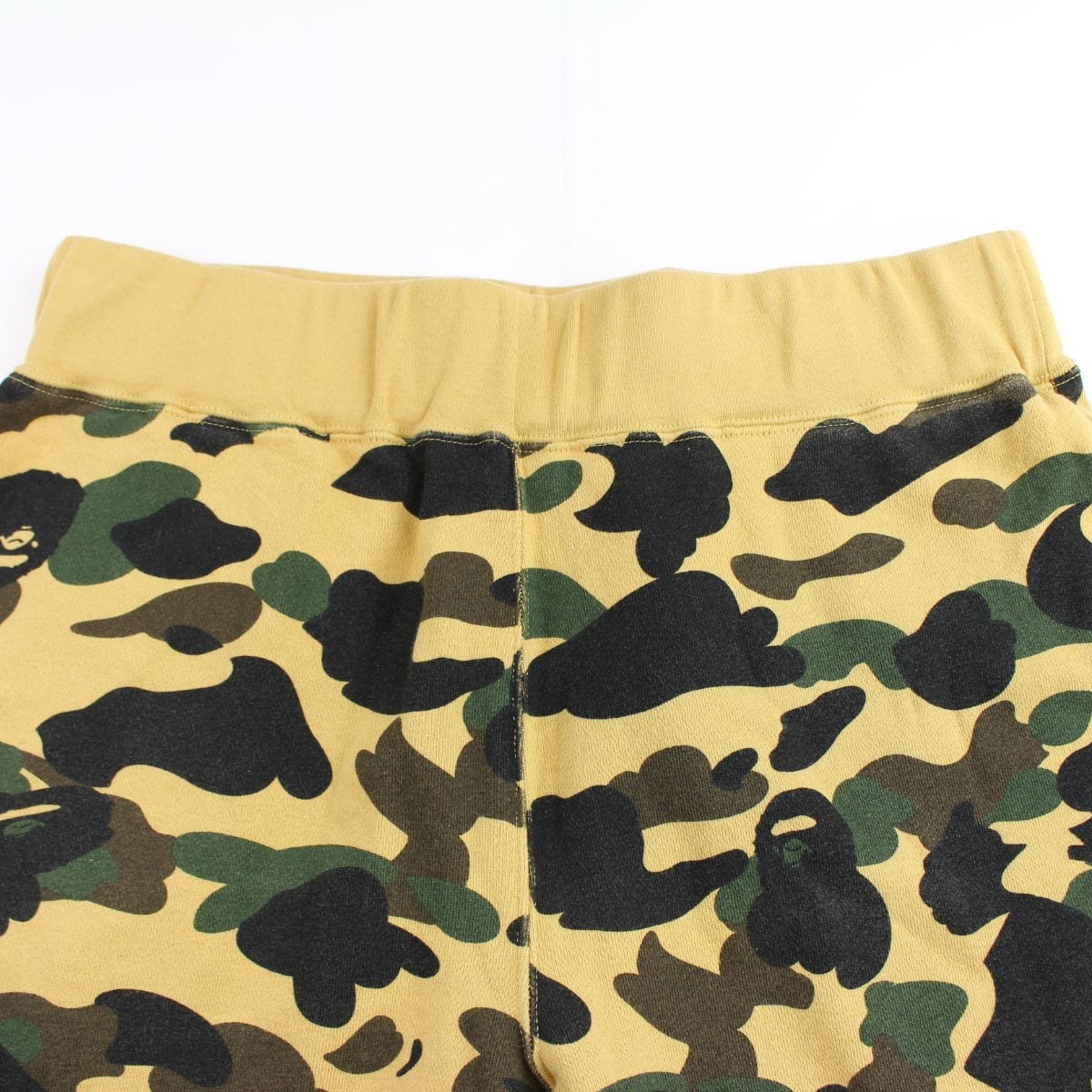 Bape 1st Yellow Camo Shorts - SARUUK