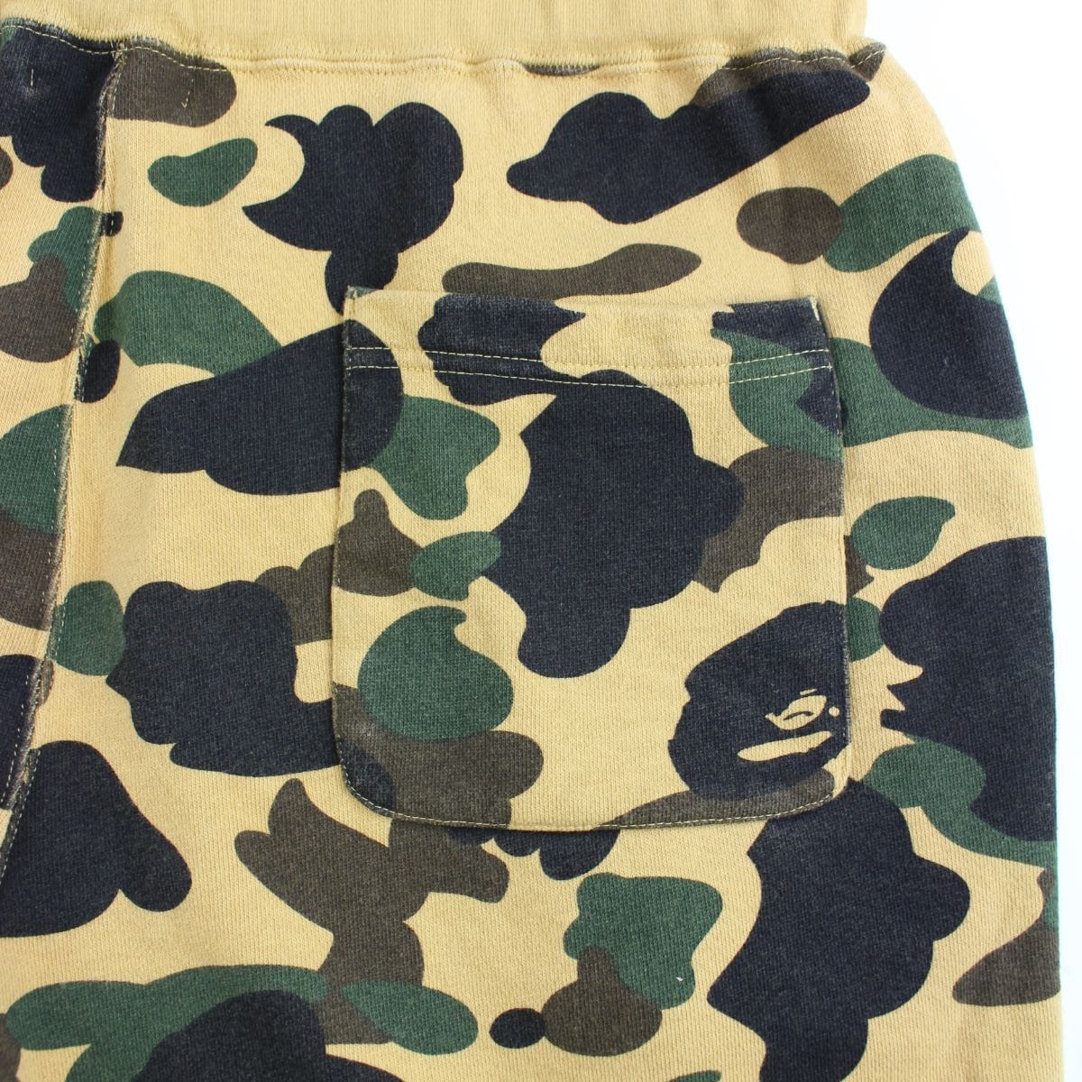 Bape 1st Yellow Camo Shorts - SARUUK