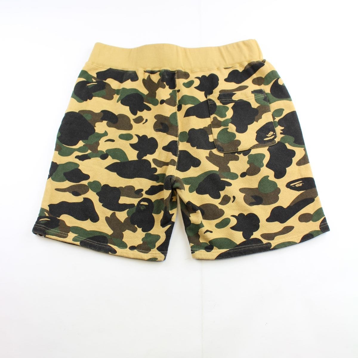 Bape 1st Yellow Camo Shorts - SARUUK