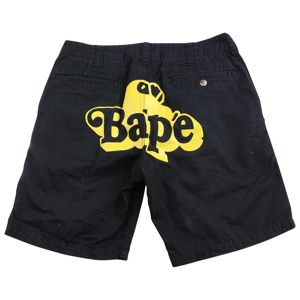 Bape Baby Milo Print Shorts Black - SARUUK