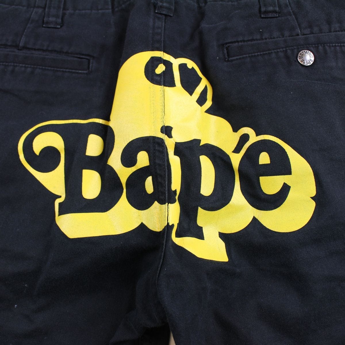 Bape Baby Milo Print Shorts Black - SARUUK