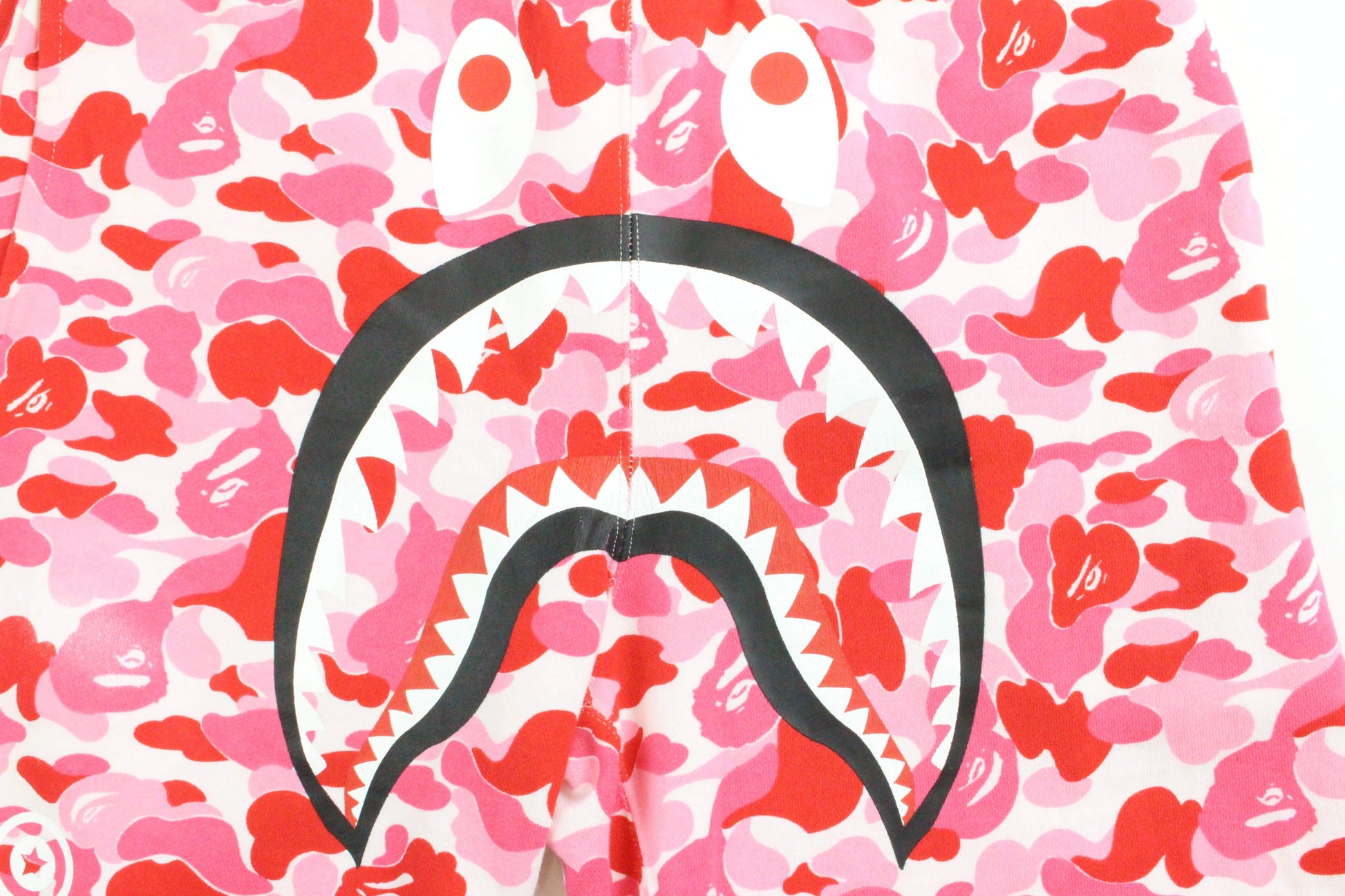 Bape Pink Camo Shark Shorts - SaruGeneral