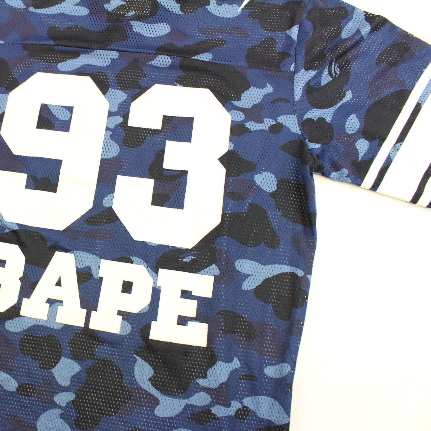 Bape x Champion Blue Mesh Jersey - SARUUK