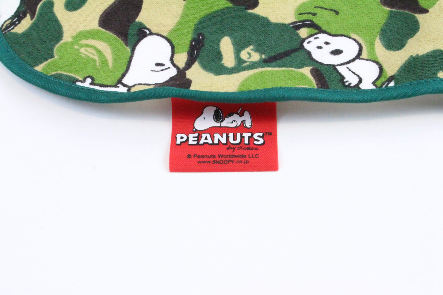 Bape x Peanuts Green Camo Snoopy Bib - SaruGeneral