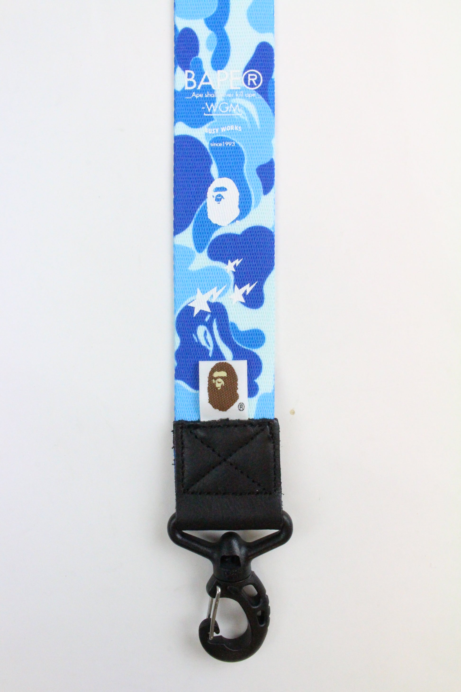 Bape Blue Camo Camera Strap - SaruGeneral