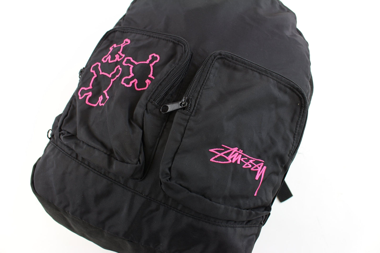Stussy x Futura Purple Print Backpack + pouch set - SARUUK