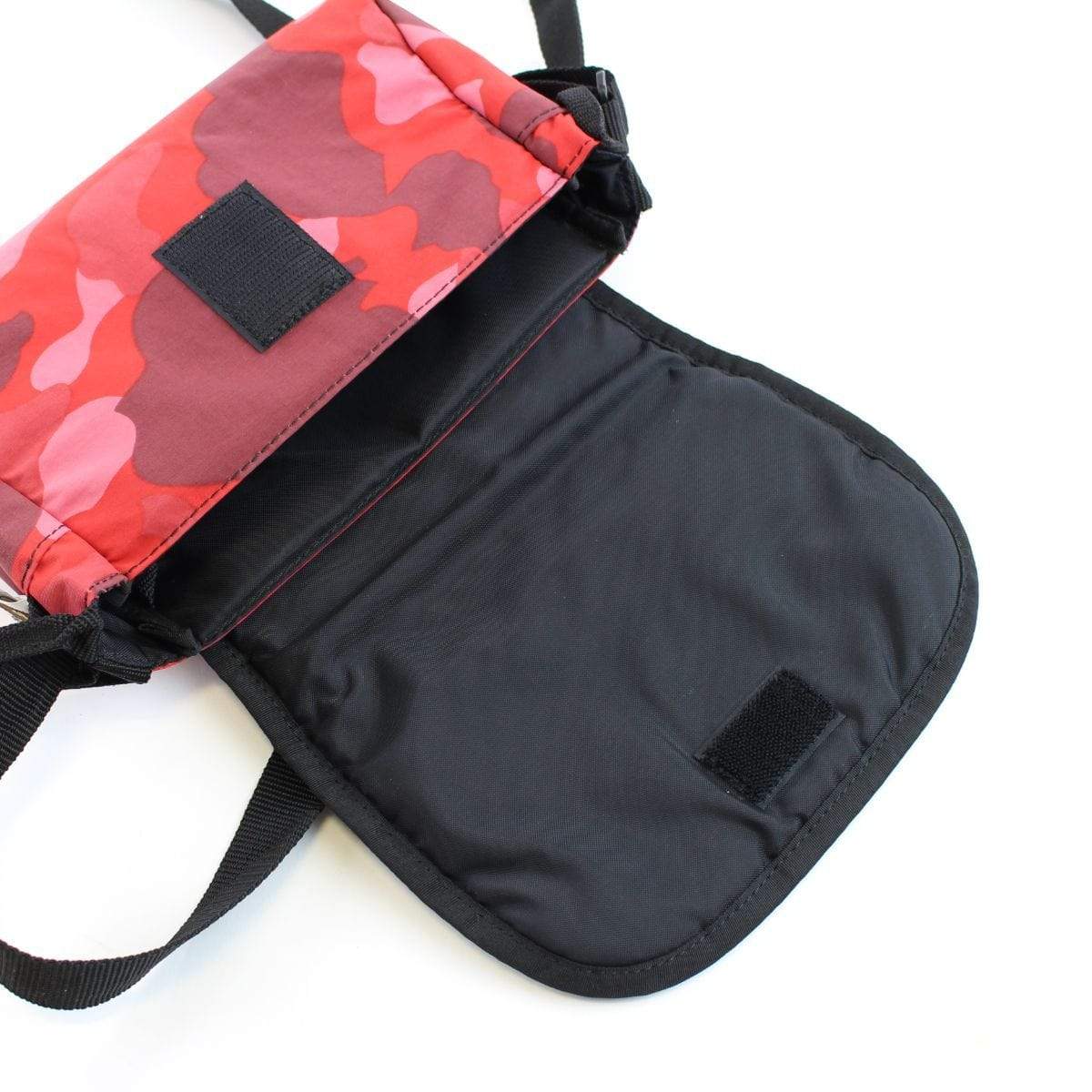 Bape Red Camo Side Bag - SaruGeneral