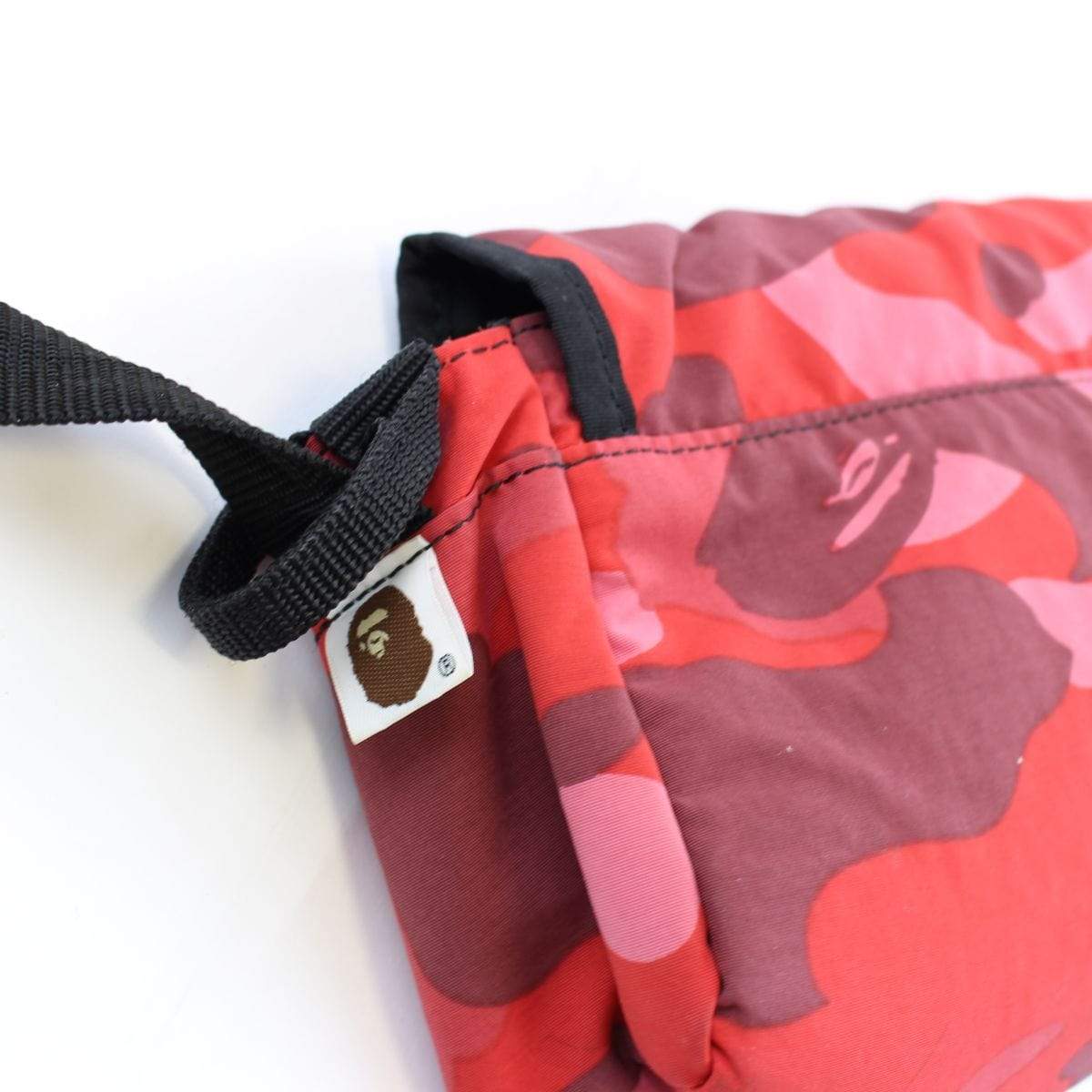 Bape Red Camo Side Bag - SaruGeneral