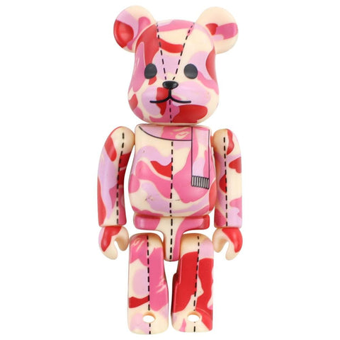 Bape Pink Camo Bearbrick