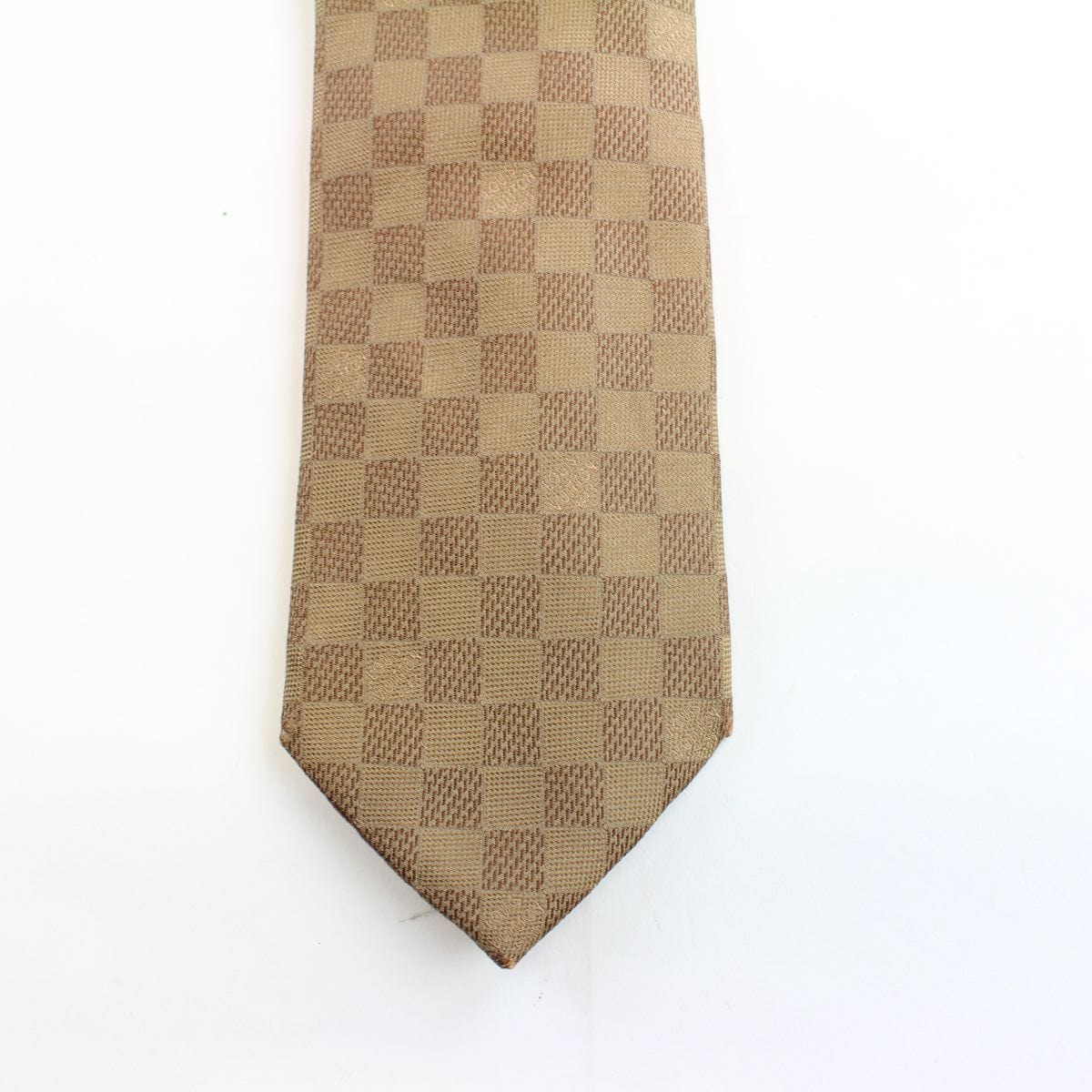 Louis vuitton checkered tie brown - SaruGeneral