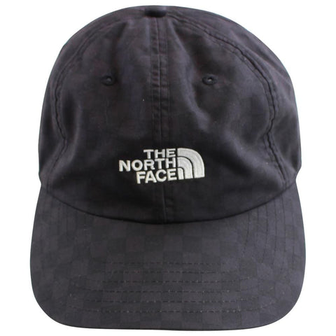 supreme x the north face tnf black checkered 6panel 2011