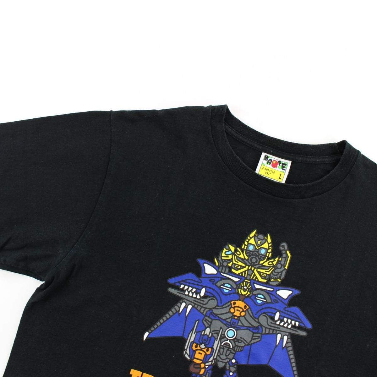 Bape x Transformers Bumble Bee Baby Milo Tee Black - SaruGeneral