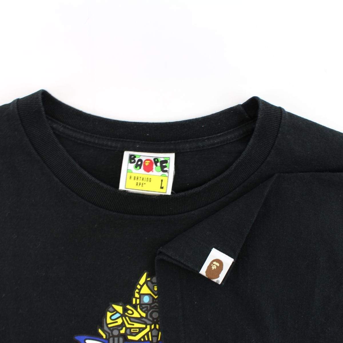 Bape x Transformers Bumble Bee Baby Milo Tee Black - SaruGeneral