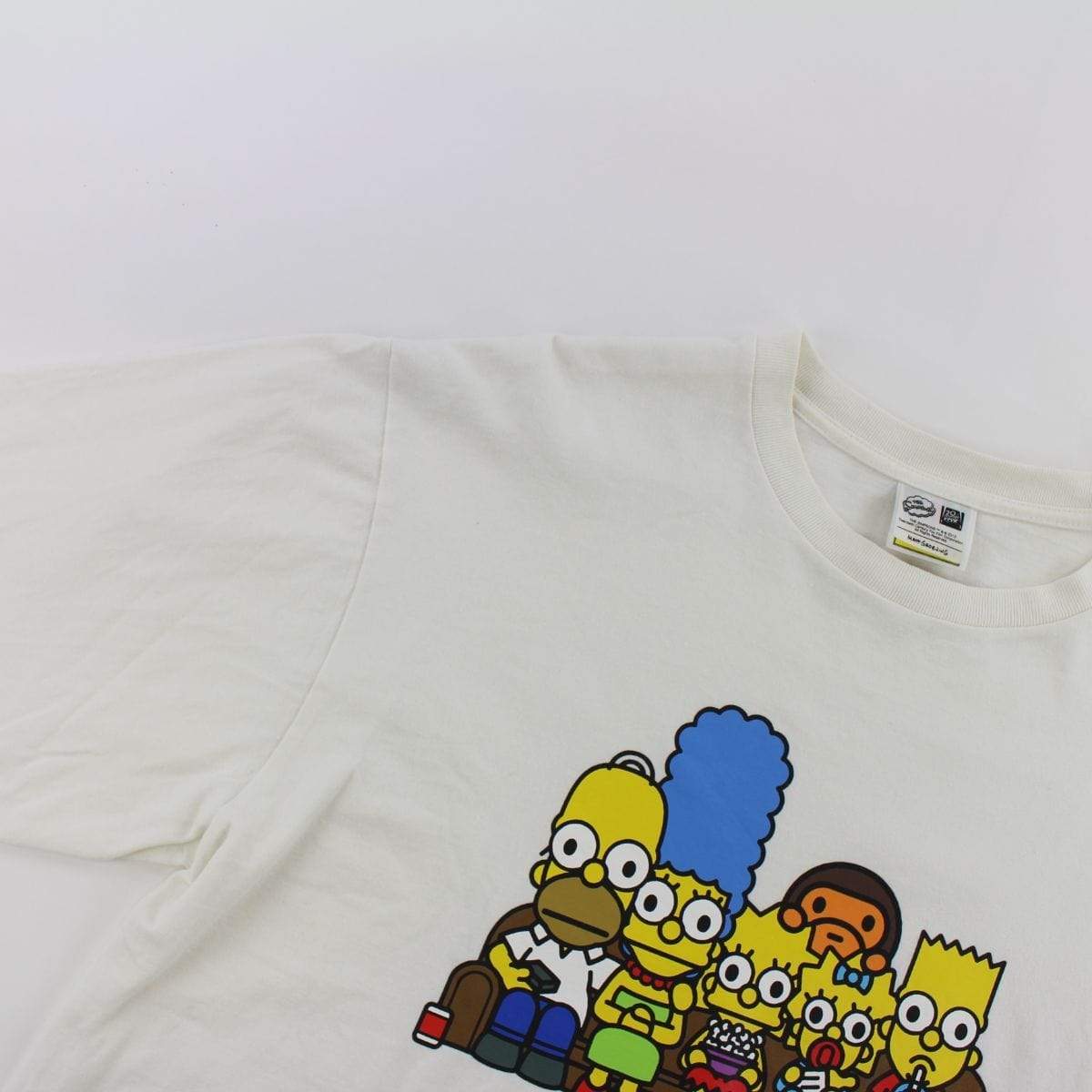 Bape x Simpsons Baby Milo Couch LS White - SaruGeneral